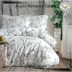 Çapa Home Poplin Nevresim Takımı %100 pamuk